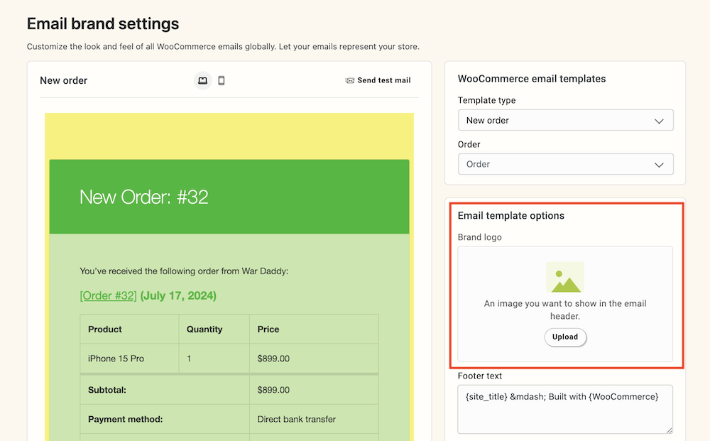 Add a Logo to WooCommerce Email Template