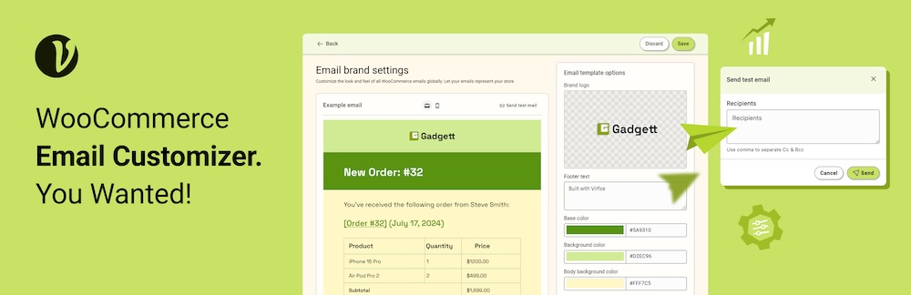 Email Customizer for WooCommerce – Virfice