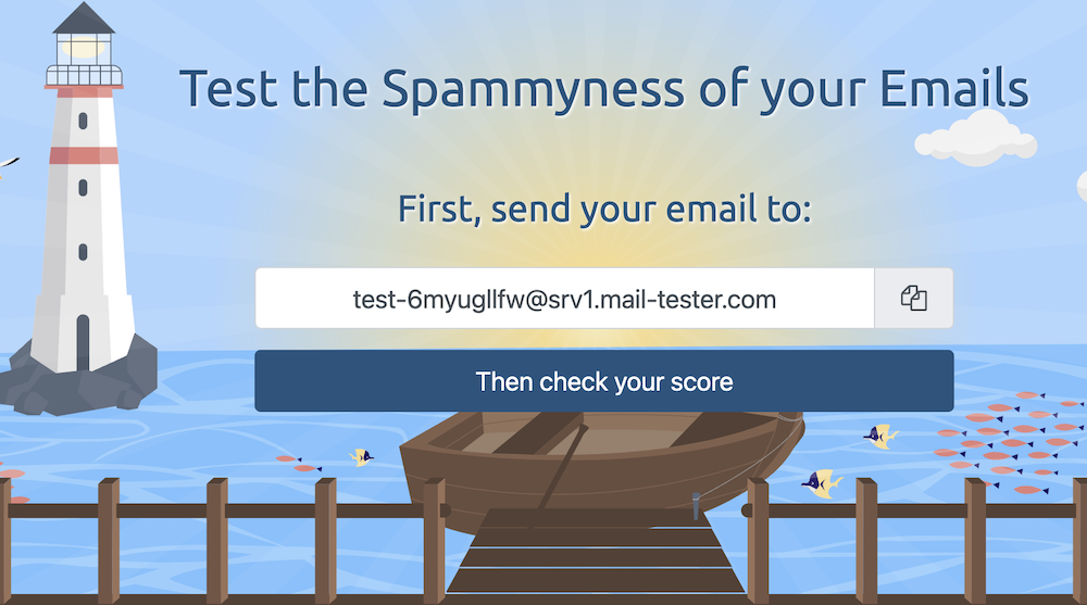 Test Email Spam Scores